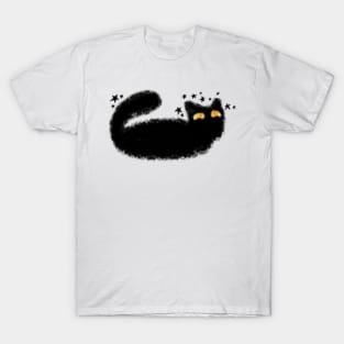 Whimsical Cat MS paint T-Shirt